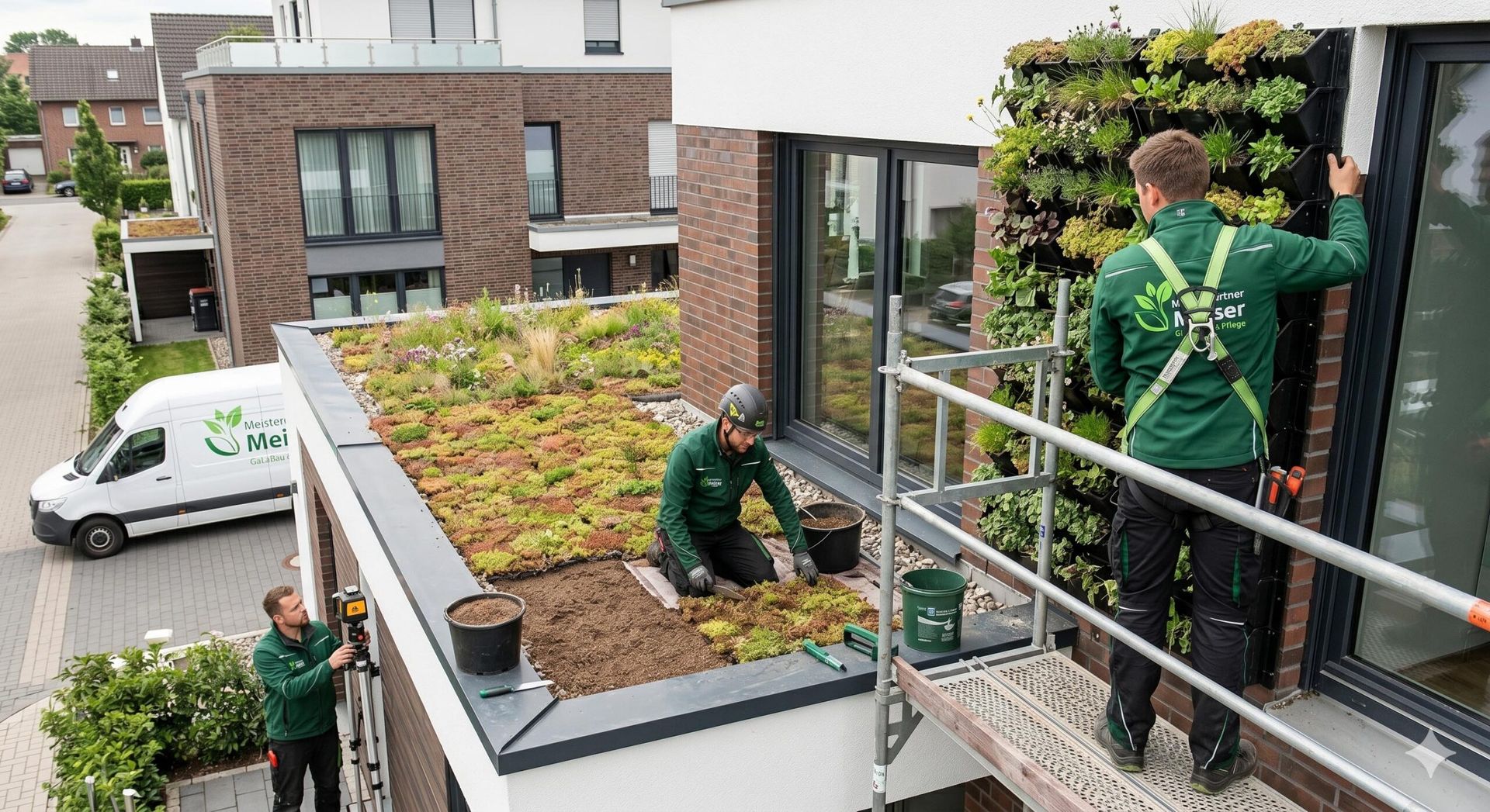 Professionelle Dach- und Fassadenbegrünung in Oldenburg