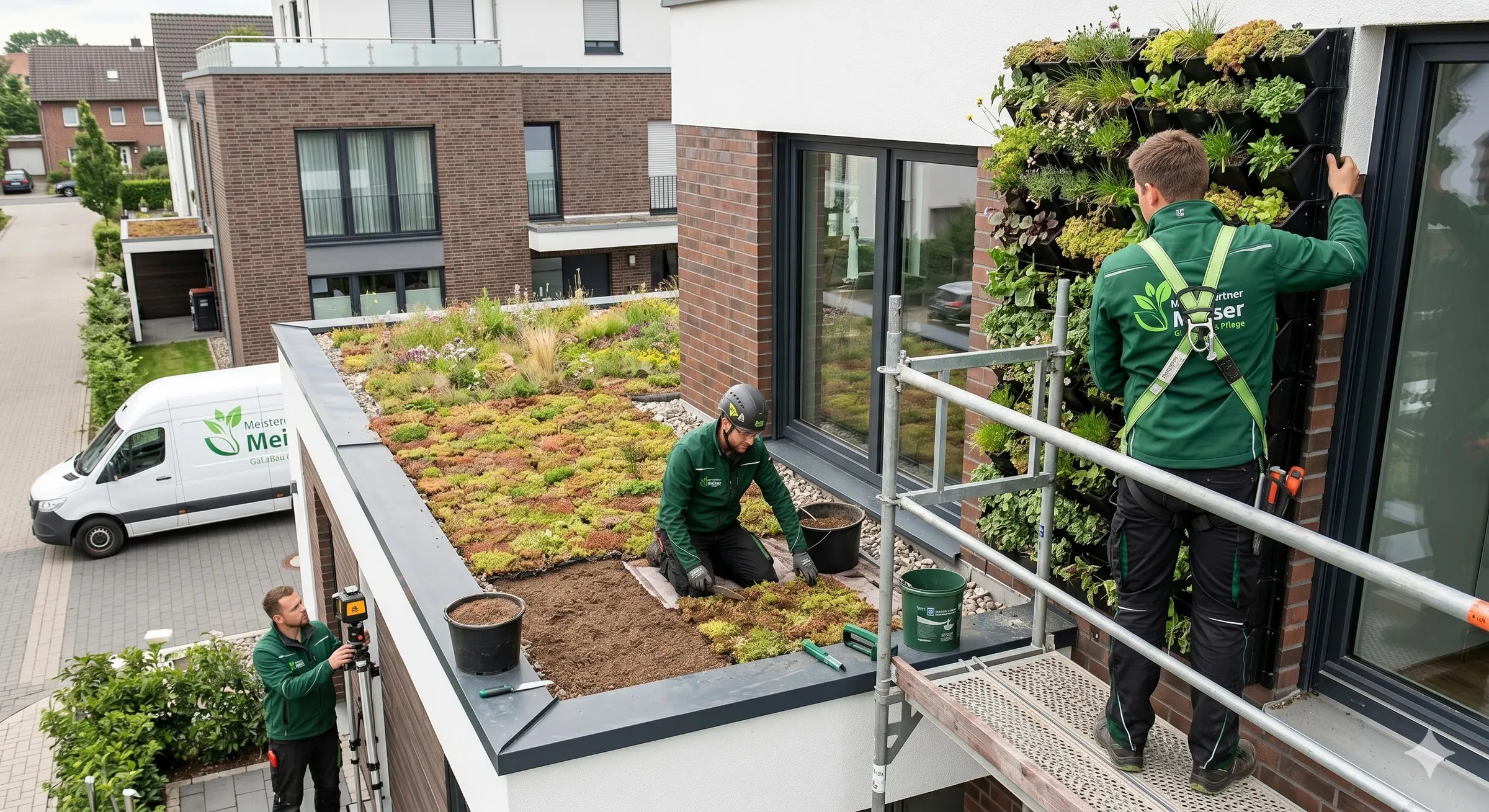 Professionelle Dach- und Fassadenbegrünung in Oldenburg