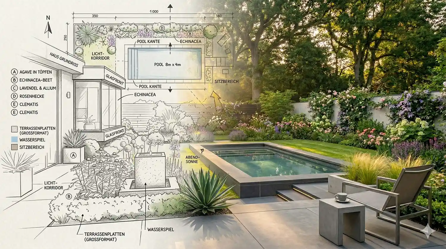 Gartenplanung und 3D-Visualisierung in Oldenburg